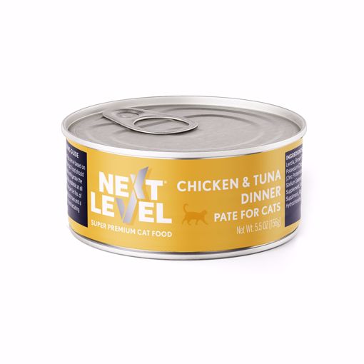 NEXT LEVEL Adult Cat Canned Food - Chicken & Tuna Dinner