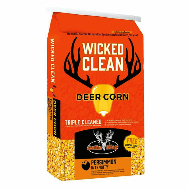 Triple cleaned Flavored deer corn, great for using in a gravity feeder & bringing in the deer