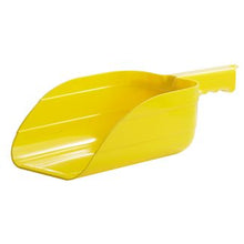 This is a great multipurpose scoop for the barn, home, or shop. Deep structure with one flat side makes for stable transfer of dry materials and allows empty scoops to be stacked for storage. 