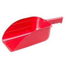 This is a great multipurpose scoop for the barn, home, or shop. Deep structure with one flat side makes for stable transfer of dry materials and allows empty scoops to be stacked for storage. 