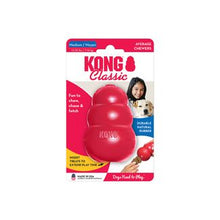 The super-bouncy, red natural rubber compound is perfect for dogs that like to chew. Perfect for stuffing with treats. Unpredictable bounce for games of fetch. KONG is the most recommended dog toy by trainers, vets and behaviorists around the world.