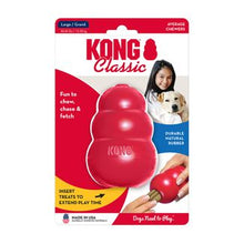 The super-bouncy, red natural rubber compound is perfect for dogs that like to chew. Perfect for stuffing with treats. Unpredictable bounce for games of fetch. KONG is the most recommended dog toy by trainers, vets and behaviorists around the world.