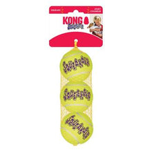 Combines two classic dog toys – the tennis ball and the squeaker toy – to create the perfect fetch toy.