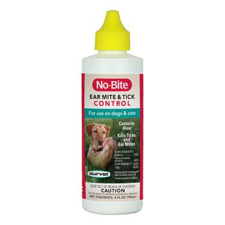 Controls ear mites and ticks. Provides relief from itching caused by such conditions.