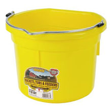 Miller DuraFlex Plastic Flatback Bucket Item 16017