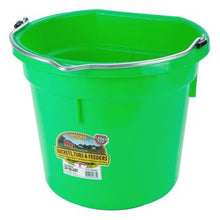 Miller DuraFlex Plastic Flatback Bucket Item 16017