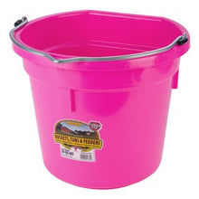 Miller DuraFlex Plastic Flatback Bucket Item 16017