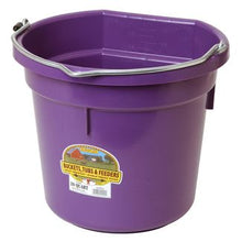 Miller DuraFlex Plastic Flatback Bucket Item 16017