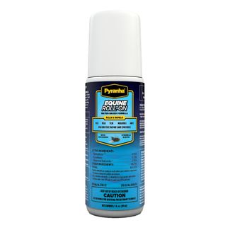 Water based roll-on for horses kills and repels flies, fleas, ticks, mosquitoes and gnats with quick knockdown. Kills deer ticks that may carry Lyme disease.