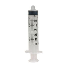 Luer lock tip syringe features medical grade silicone lubricant inside barrel for smooth, accurate delivery. Clear polypropylene barrel for easy viewing of fluid levels. 