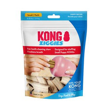 Specially formulated for puppies with sensitive stomachs. Chewy treats are safe, highly digestible and freshen breath. Great for stuffing into KONG Puppy Toy for extended play.