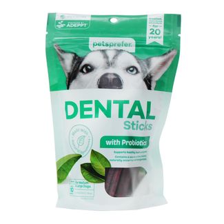 Help manage plaque and tartar as dog chews. Prebiotics and probiotics help support proper digestion. Contain a source of live (viable) naturally occurring microorganisms.