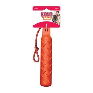 Highly visible foam dummy is a great toss-and-retrieve toy that teaches dogs to use a soft-mouth carry. Floats for use in water or on land. Designed for training.