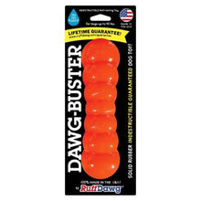 Ruff Dawg's toughest toy yet. Bright, high-visibility neon colors won't get lost in the grass or pool. Indestructible toy floats, crazy bounces and takes serious abuse during heavy play. Gentle on teeth and gums, so the retrieving can go on and on