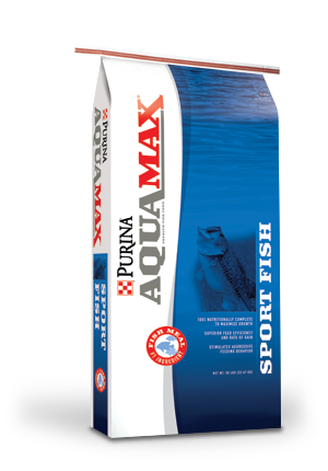 New AquaMax® Sport Fish MVP is a multi-variable particle product with nine different sized extruded nuggets designed with both Sinking and Floating action. New MVP helps expand the feeding trough vertically to feed a greater percentage of different sized fish in your pond helping smaller fish grow.