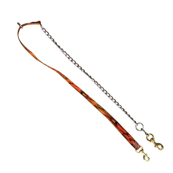 Orange camo 3/4" Camo Tree Lead with Chain 