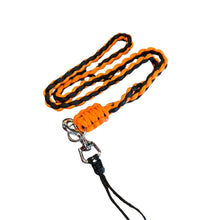 Paracord neck lanyard for your Garmin Alpha or Astro handhelds. May be used for many other items. Total length is 23 1/2