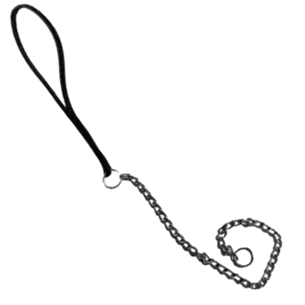 Leather Choker Chain Show Lead  488
