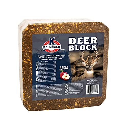 Kalmbach Feeds Apple Flavored Deer Block, 20 lb Y1117AP