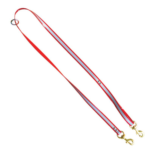 Red 3/4" Reflective Dayglo Tree Lead without Chain 
