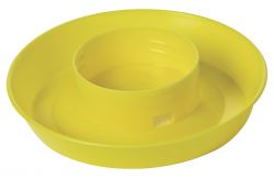 Miller 1 quart screw-on poultry waterer base Fits the Little Giant 1-Quart Screw-On Feeder/Waterer Jar (sold separately)