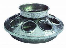 Miller 1 Quart Jar Galvanized Feeder Base Item 89810