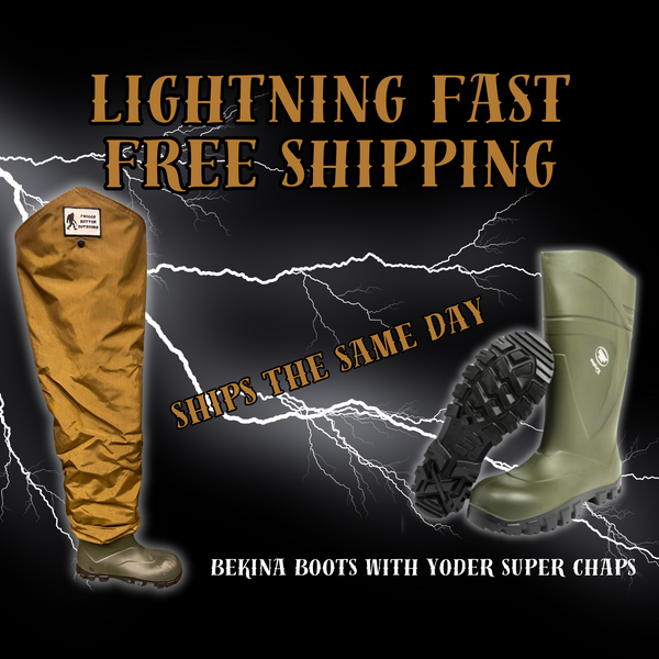 Lightning Fast Shipping. Bekina Steplite X Boots with Yoder Super Chaps