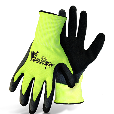 Single Dip Latex Palm With Crinkled Grip, breathable back