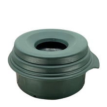 Dark Green 64 oz Buddy Bowl: durable travel dog bowl that prevents spills and regulates drinking.