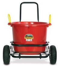 Two-wheel pneumatic utility cart. Accommodates loads up to 350 pounds