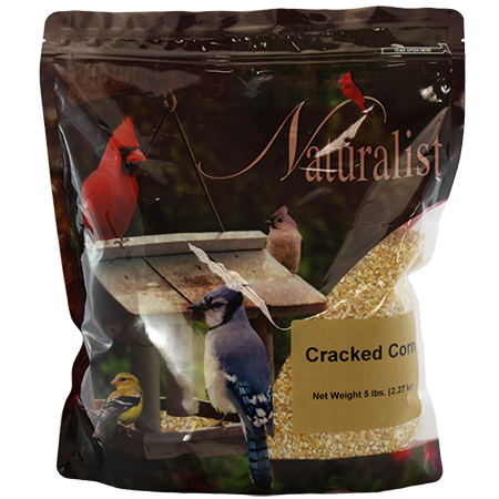 Cracked Corn is rich in both protein and fiber and is commonly used as supplemental food in many birdseed mixes. Cracked corn is a popular and nutritious food source for a variety of bird species. It provides energy for birds and can attract diverse bird populations.