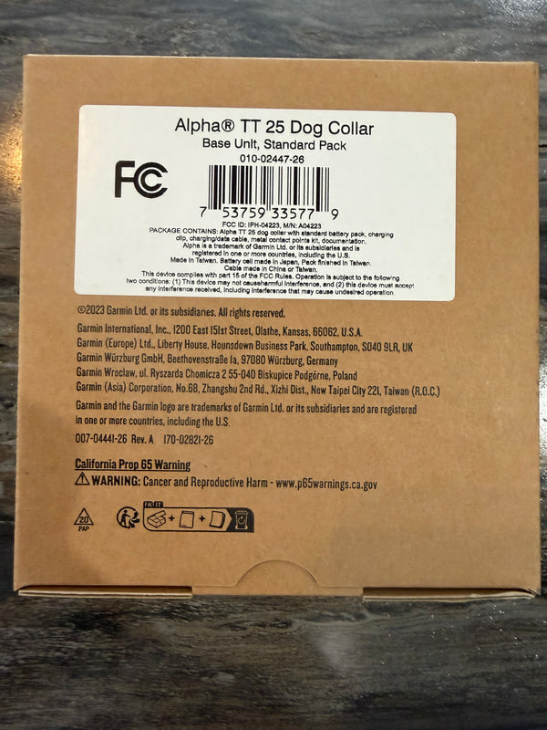 Alpha TT25 GPS Base Unit - 010-02447-26