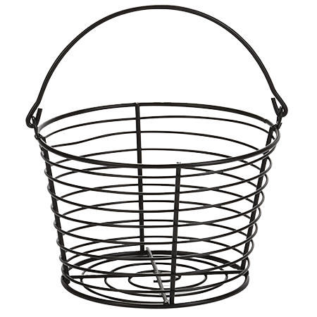 Basket design allows for easy cooling, washing and quick drying of eggs