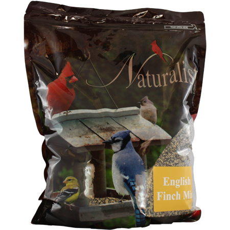 Small seeds that are intended to fill most feeders that are designed for Nyjer (thistle) seed
