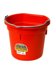 Little Giant Flat-Back buckets are a favorite on farms and ranches everywhere. The Flat-Back fits more compactly for hanging against a wall or fence, plus it makes hauling heavy loads a lot easier. Our buckets are made from polyethylene resin that is impact resistant, protects against warpage, and helps prevent stress cracks. 