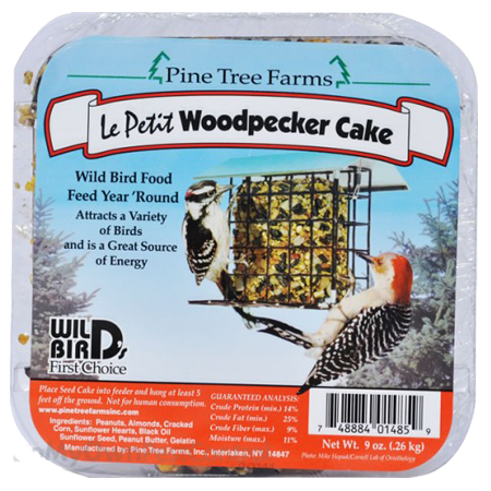 Pine Tree Farms Le Petit Woodpecker Seed Cake.