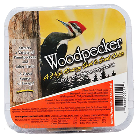 A great price point suet to attract woodpeckers and other birds.