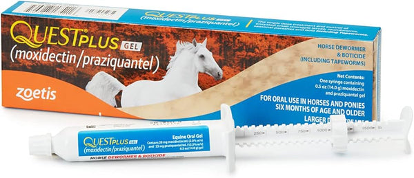 Quest Plus Gel Horse Dewormer & Boticide  13274