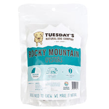 Rocky Mountain Oysters are high in protein and fiber which is great for digestive health. High in Protein and a great treat that dogs go nuts for!