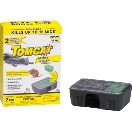 Each Block kills up to 12 Mice, based on no-choice laboratory testing. Disposable Bait Stations pre-packed with 1 oz Block of bait