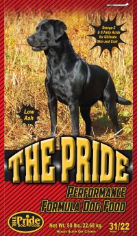 The Pride 31/22 Performance Formula Dog Food