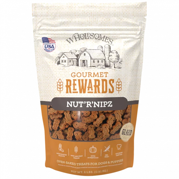 Wholesomes Gourmet Rewards Nut’R’Nipz Dog Treats