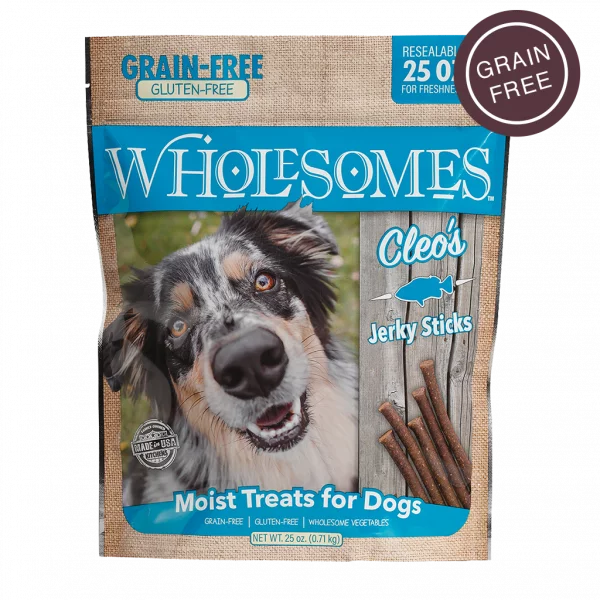 Wholesomes Cleo’s Jerky Sticks Grain Free Dog Treats  656527