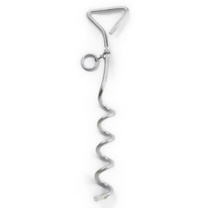 16 inch nickel plated Valhoma Tie Out Stake Spiral Item