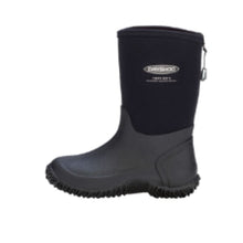 Black and gray rubber boot with Dryshod branding on a white background