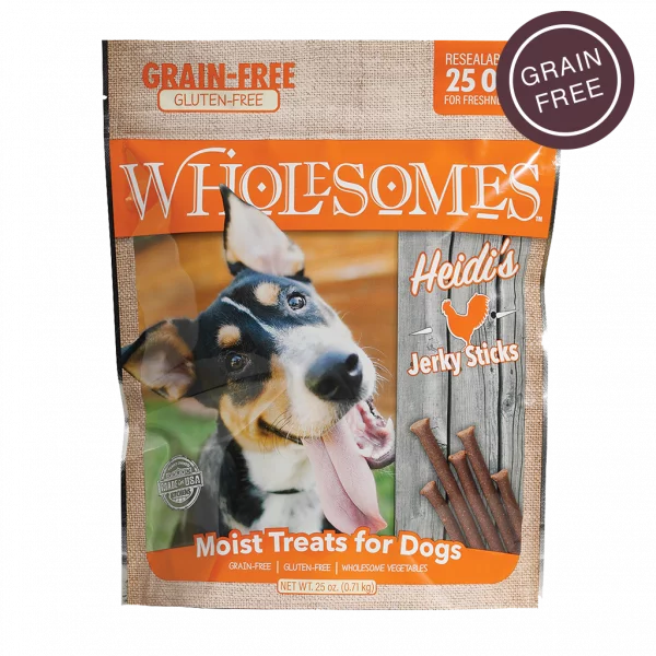 Wholesomes Heidi’s Jerky Sticks Grain Free Dog Treats  656528