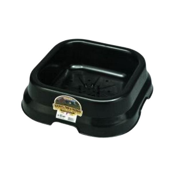 Miller 10 Quart Plastic Salt and Mineral Block Pan on a white background.