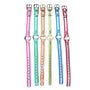 reflective dayglo ring-n-center & d-n-front collars in multiple colors