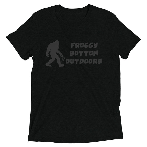 Froggy Bottom Logo Tri-Blend Shirt in black 