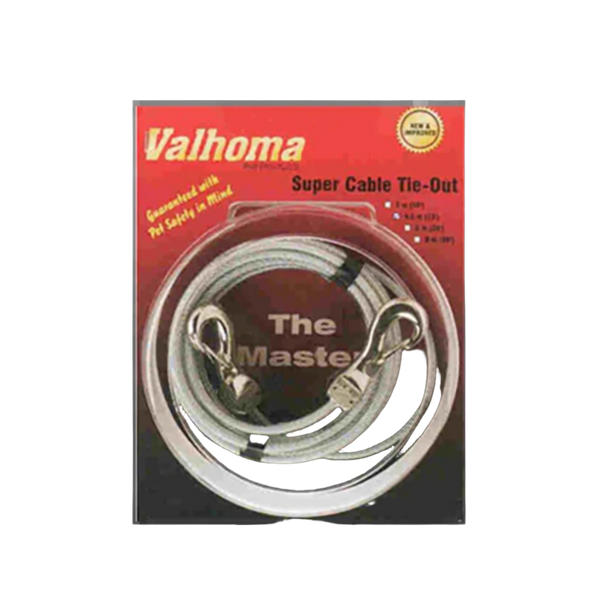 Valhoma Cable Tie Out - Large (Red/Large Cable)